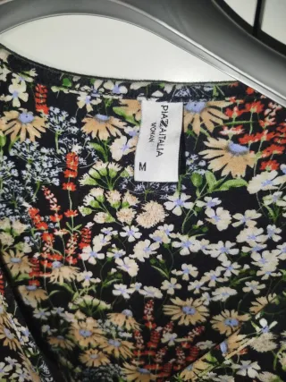 Vestito vestitino abito Piazza Italia fantasia flo