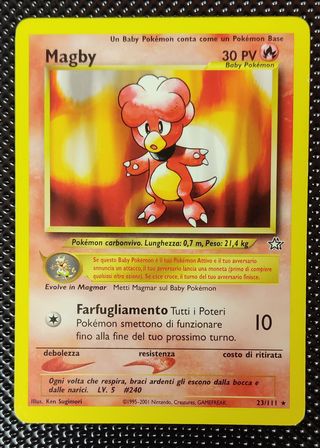 Pokémon - Magby 23/111 Neo Genesis ITA