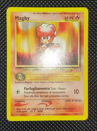 Pokémon - Magby 23/111 Neo Genesis ITA