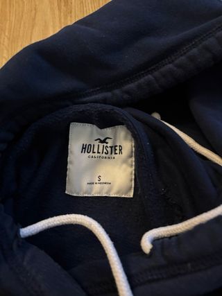 Sudadera Hollister Azul Mujer