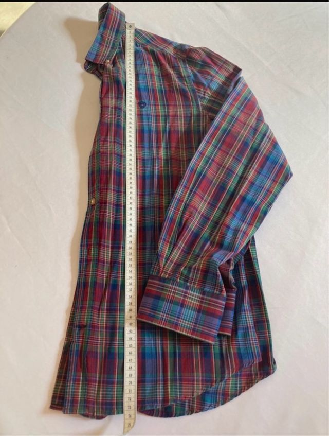 Camisa de cuadros hombre