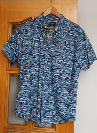 Camisa Springfield manga corta estampada Talla XL