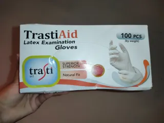 Guantes de Látex TrastiAid - 100 Unidades