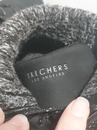 Scarponcini Skechers donna neri