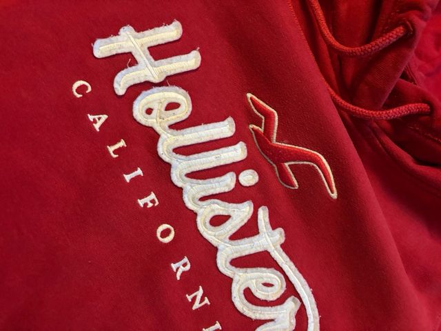 Sudadera Hollister Roja Chica