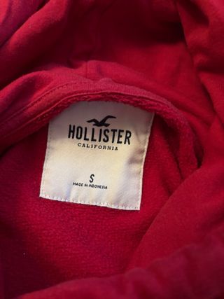 Sudadera Hollister Roja Chica