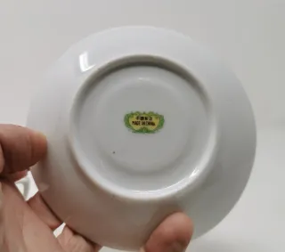 Set 6 tazzine da caffè in porcellana