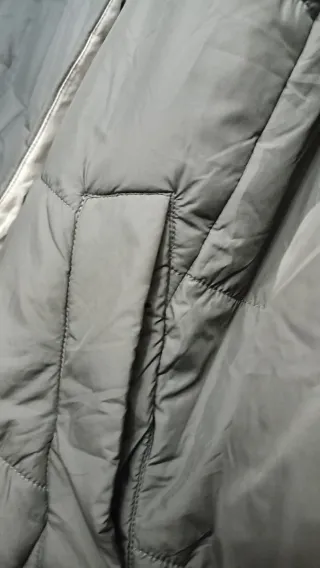 Chaqueta larga reversible Couchel gris