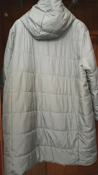 Chaqueta larga reversible Couchel gris