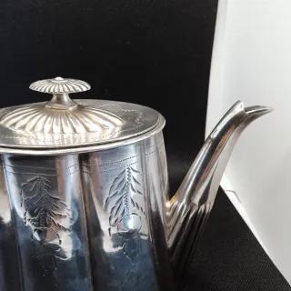 Teiera Sheffield Plate Vittoriana 1880