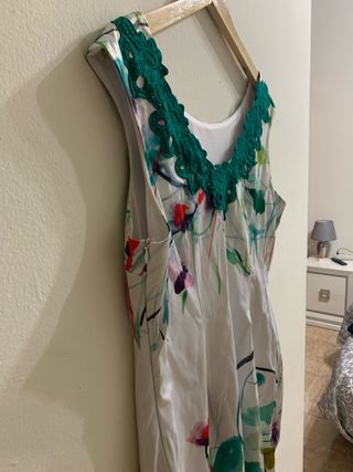 Vestido estampado floral multicolor