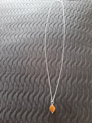 Cadena  Plata 925  Ojo de tigre