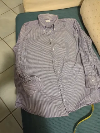 Camicia uomo Di Bartolomeo Napoli righe blu