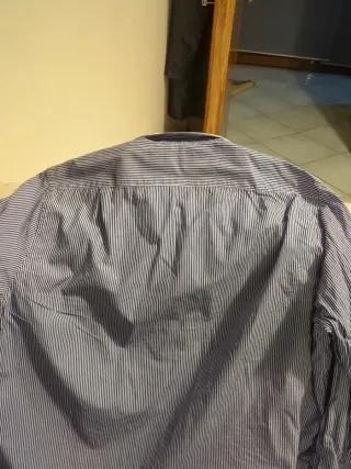 Camicia uomo Di Bartolomeo Napoli righe blu