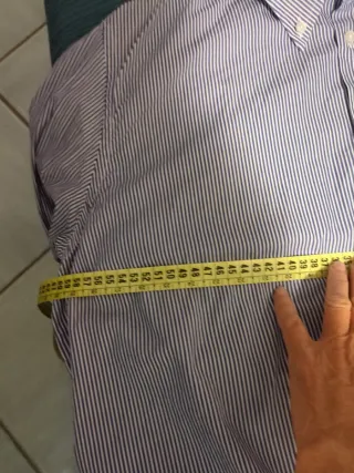 Camicia uomo Di Bartolomeo Napoli righe blu