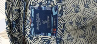 Camisa chico manga corta estampada Talla XL