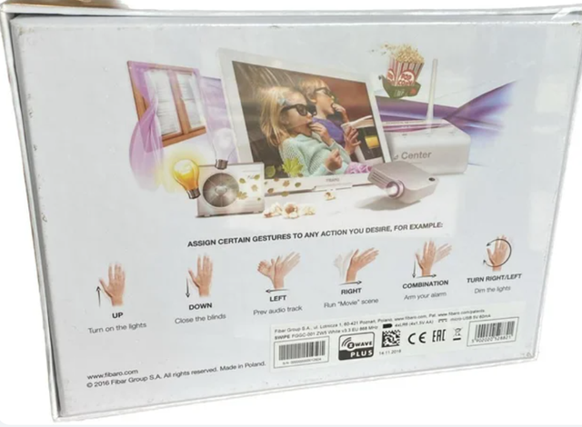 Fibaro Swipe Control Gestos Blanco