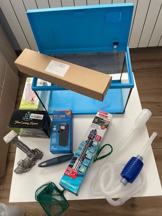 Pecera 16L con accesorios