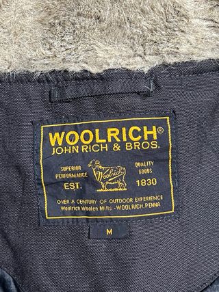 Woolrich Giubbotto Nero Taglia M parka negra