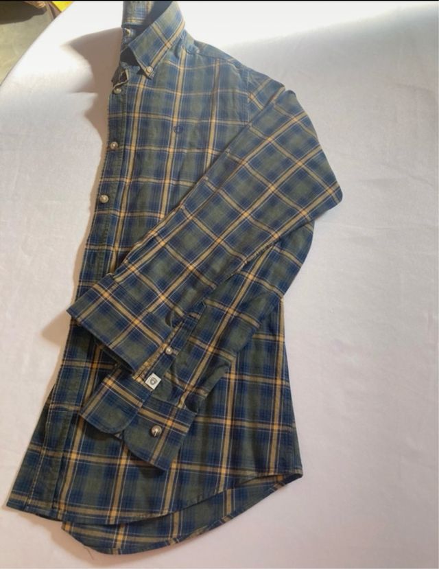 Camisa de algodón a cuadros