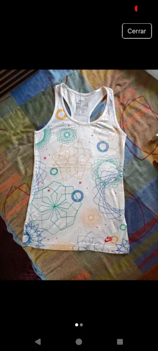 Camiseta tirantes Nike Talla XS