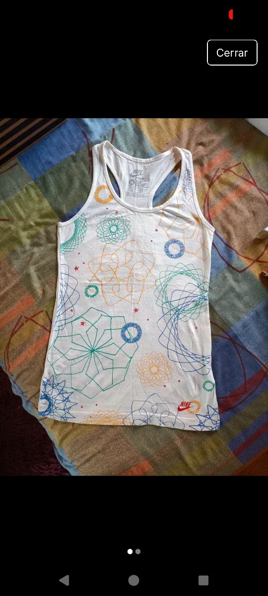 Camiseta tirantes Nike Talla XS
