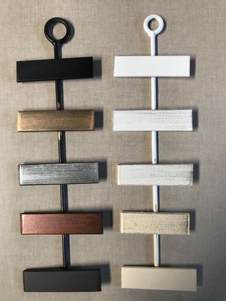 Mesa de forja con tapa de cristal