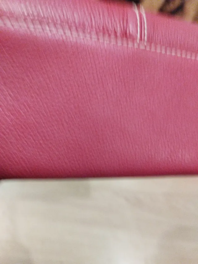 Monedero Lancel Paris Piel Rojo/Rosa