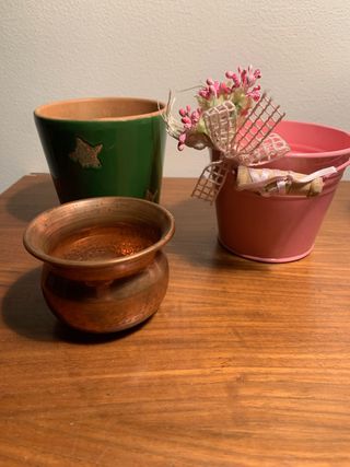 Set 3 vasetti decorativi