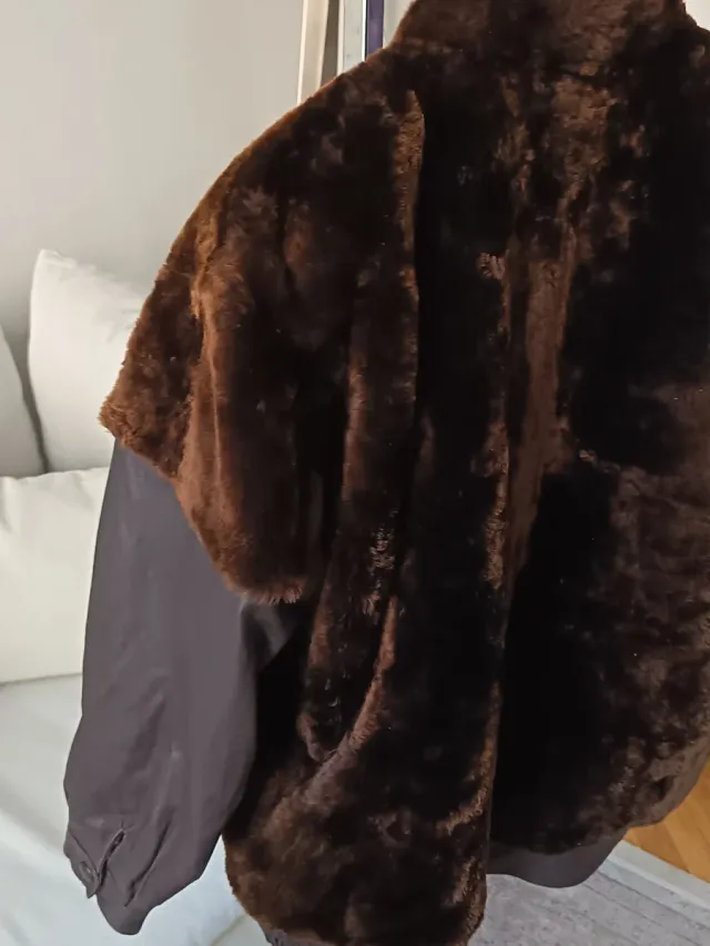 Giubbotto vintage in pelle bomber