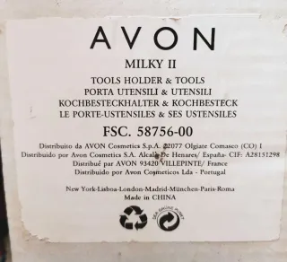 Portautensili Mucca Ceramica e Legno