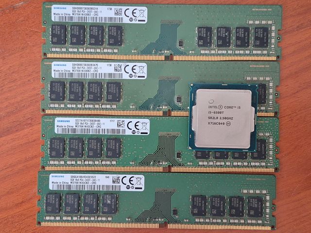 32GB-DDR4 + i5-6500T LGA-1151