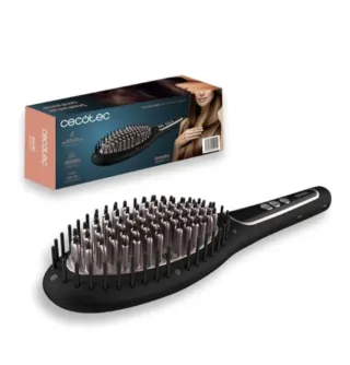 Cepillo Alisador Cecotec Negro y rosa