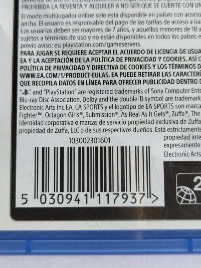 EA Sports UFC 2 PS4 (PlayStation 4)