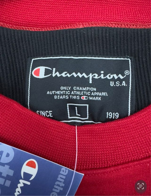 Sudadera Champion Roja Talla L
