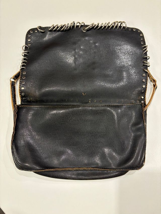 Bolso Mango Negro Y2K Tachuelas