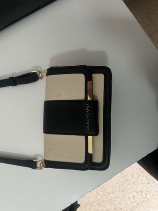Bolso LOLA CSDMN beige y negro