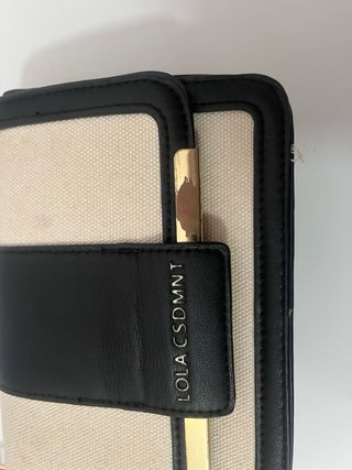 Bolso LOLA CSDMN beige y negro