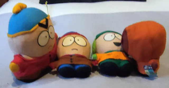 Lote de 4 Peluches de la serie "South Park" Origen