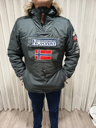 Chaqueta Geographical Norway Talla L Verde Oliva