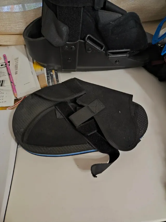 Bota ortopédica walker + funda para ducha + sandal