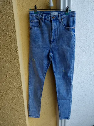 Pantalón vaquero mujer azul