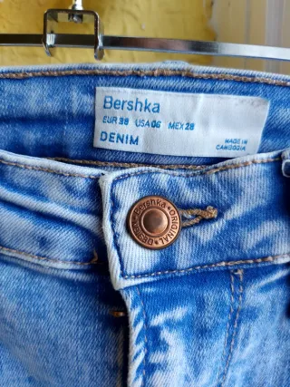 Pantalón vaquero mujer azul