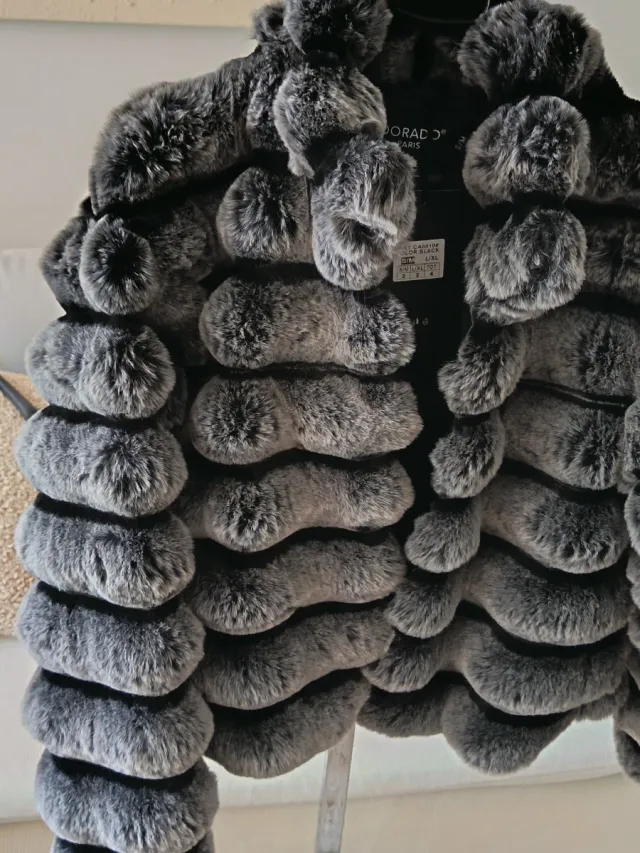 Giubbotto Dorato Paris Pelle Grigia