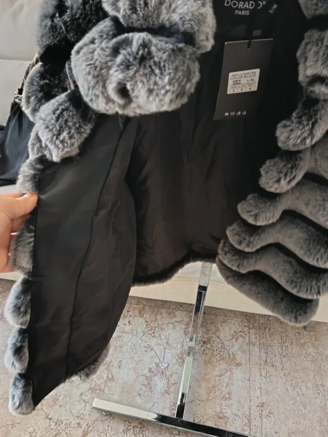 Giubbotto Dorato Paris Pelle Grigia