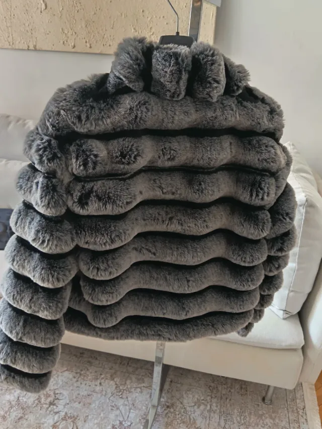 Giubbotto Dorato Paris Pelle Grigia