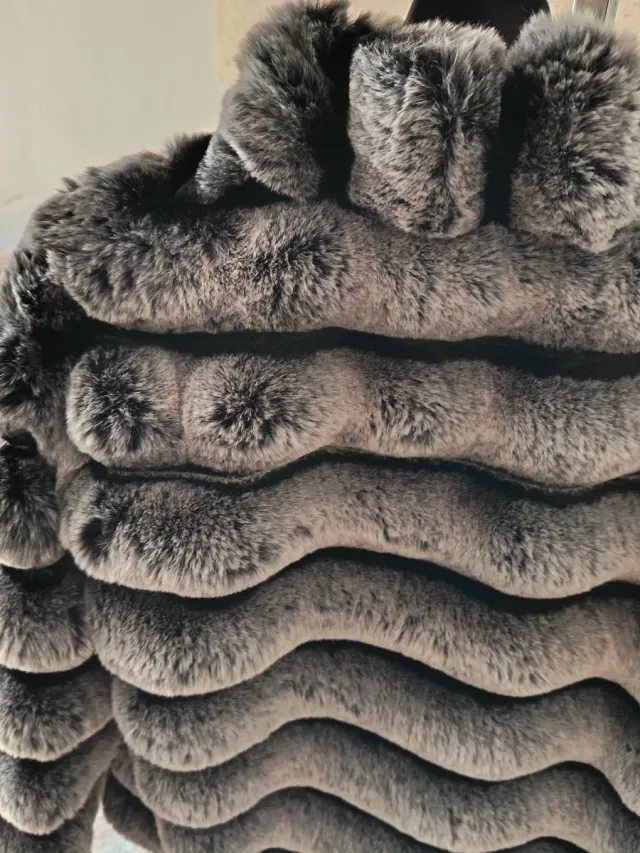 Giubbotto Dorato Paris Pelle Grigia