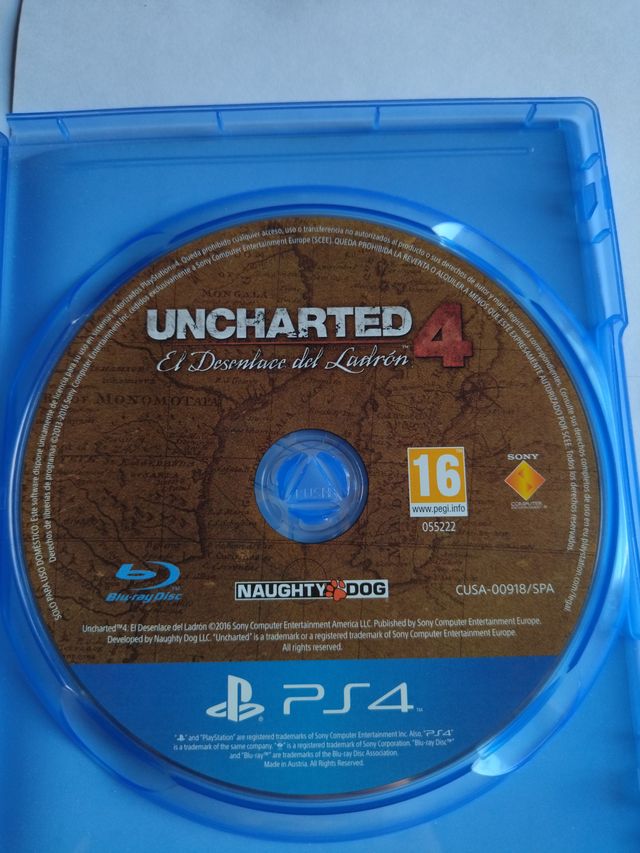 Uncharted 4: El Desenlace del Ladrón PS4