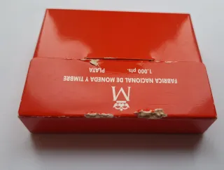 Moneda 1000 Pesetas Plata 1997 Antonio Cánovas