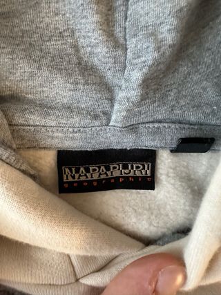 Felpa Napapijri con cappuccio beige